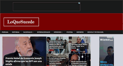 Desktop Screenshot of loquesucede.com